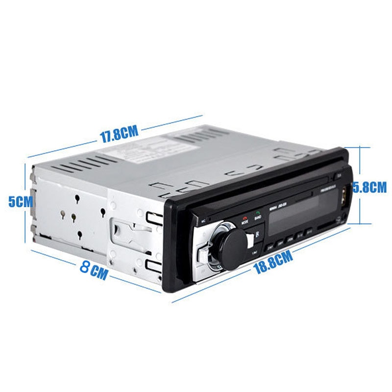 12V Car radio bluetooth Stereo bluetooth FM Radio MP3 Audio Player USB SD MMC Port Car radio bluetooth In-Dash one DIN size