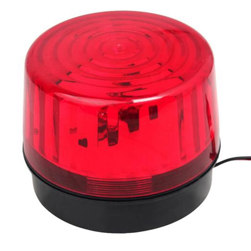 Salg kabelforbundet sikkerhedslampe til hjem- og forretningsalarm og blitz sirene 4 farver til valg: 2 stk rød sirene
