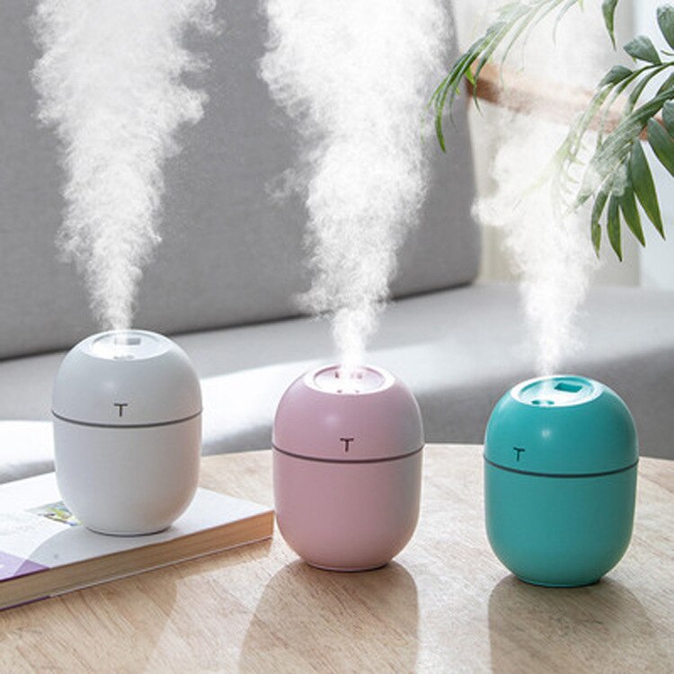Draagbare 220ml luchtbevochtiger usb mini luchtbevochtiger kleine auto thuiskantoor nachtkastje verstuiver luchtbevochtiger luchtreiniger aroma diffuser