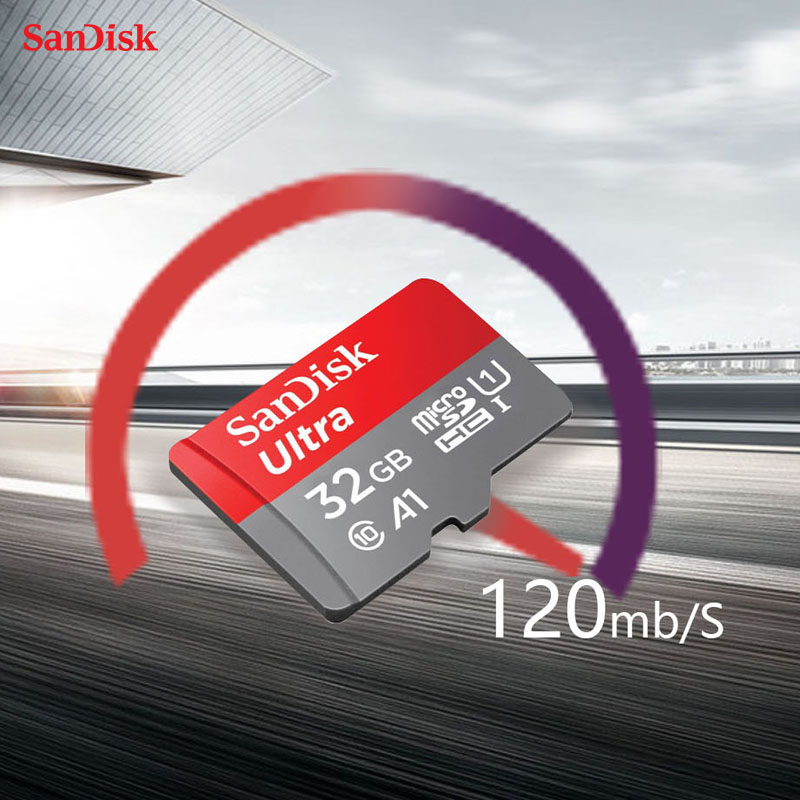 Sandisk Ultra Micro SD 128GB 32GB U1 A1 Class 10 64GB 256GB Micro SD Card SD/TF Flash Card Memory Card 512G microSD For PhonePC