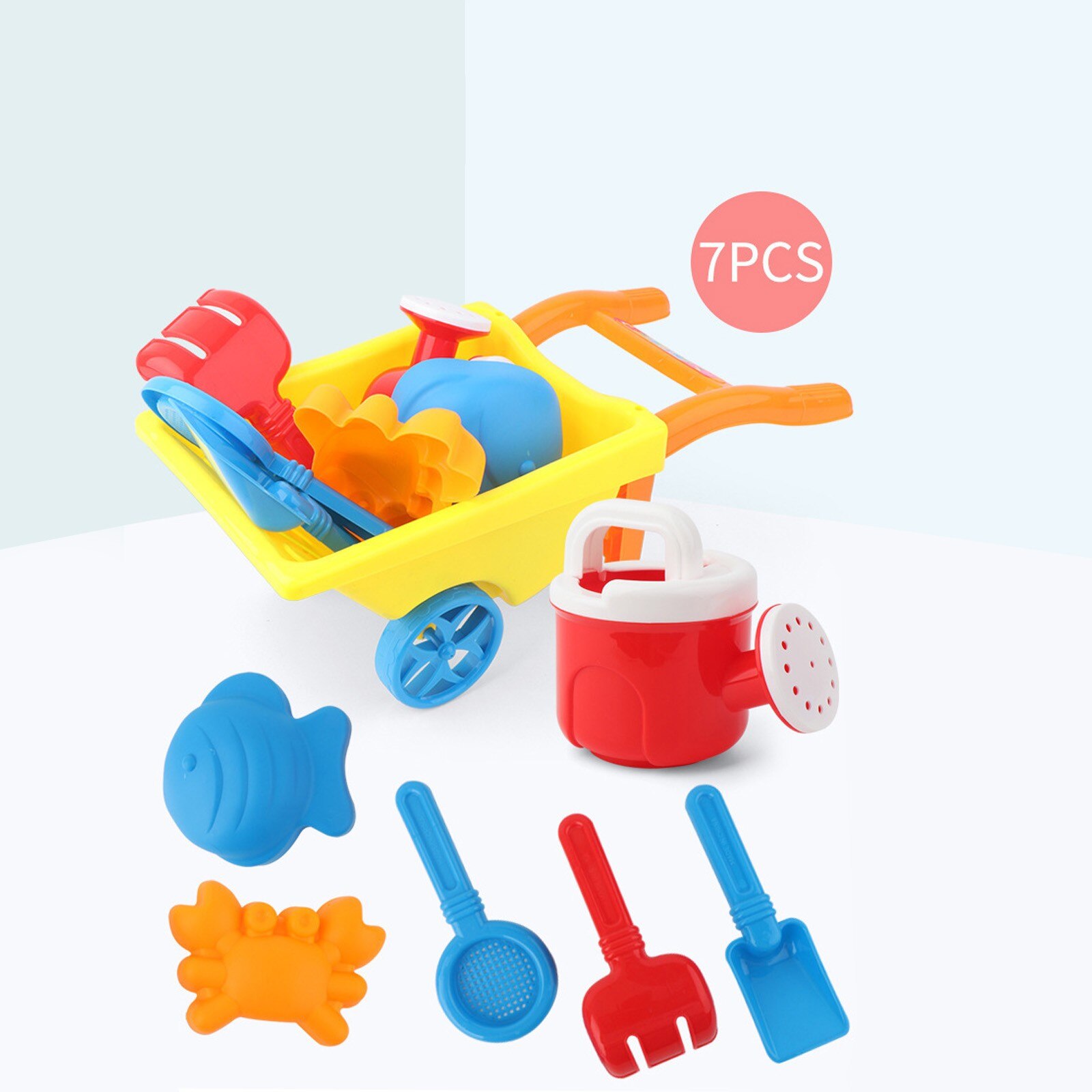 Juguete de playa para niños, juego de arena, arena, juguete de verano al aire libre, carrito, herramienta de pala, , juguetes para arena de playa, 6 uds.