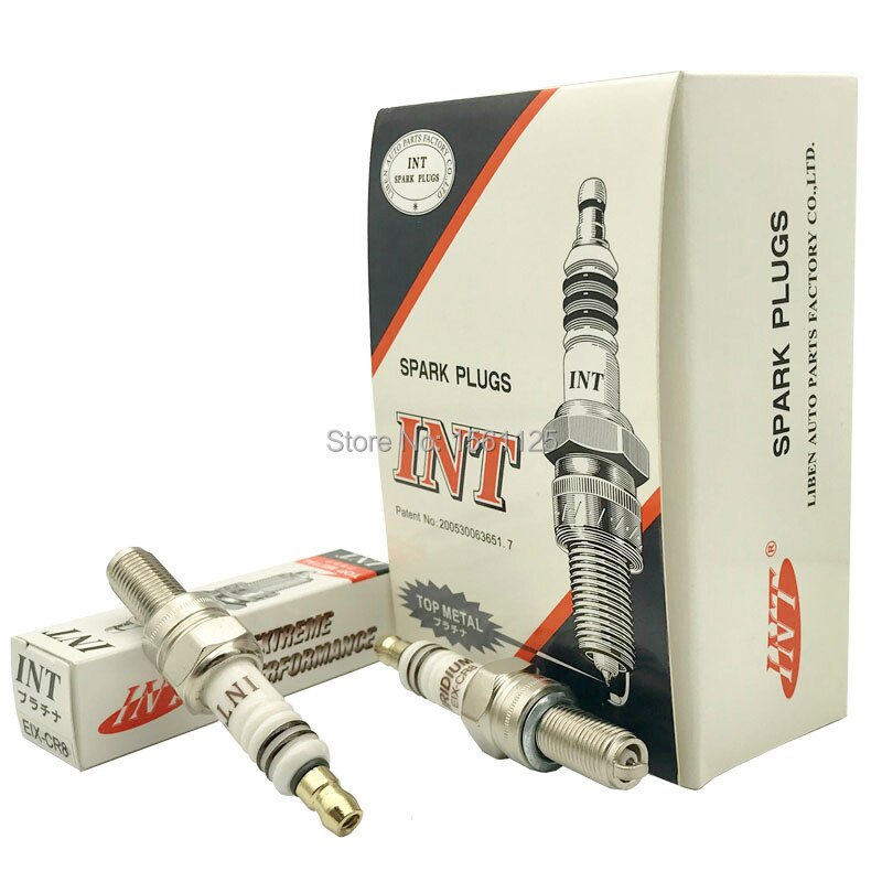 4PCS IRIDIUM moteur bougie EIX-CR8 POUR CR8E CR8EGP CR9EK CR8EK CR8EIX CR8E IU24 XS4303 G63R U24ESRNZU TP430C B7RIU BUJIA