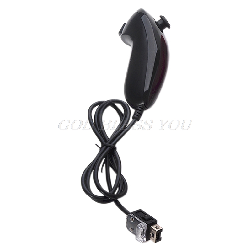 Mando a distancia Nunchuck Nunchuk para consola Nintendo Wii, en 6 colores: Black