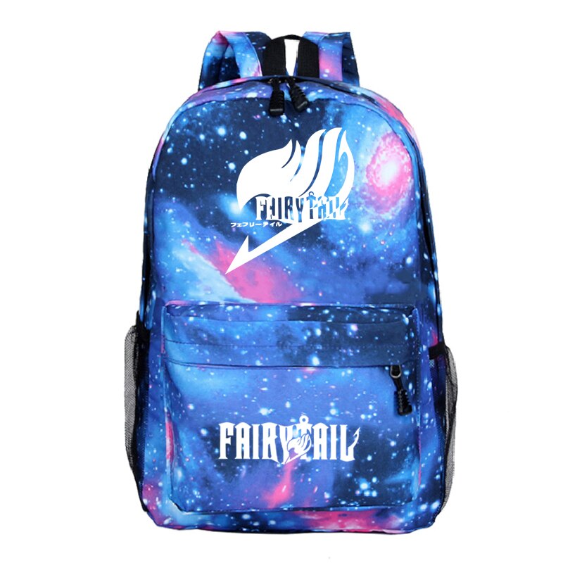 Fairy Tail Backpack Men Women Boys Girls School Mochila Beautiful Back to College Rucksack: 15