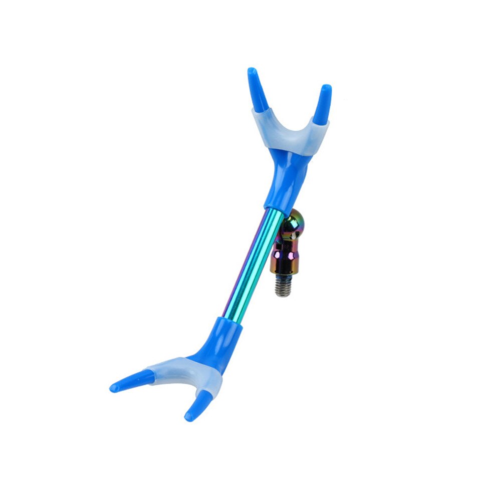 Universal Fishing Pole Holder Adjustable Foldable Bracket Sea Lake Fish Rod Fix Pole Rack Stand Fishing Accessories: Blue