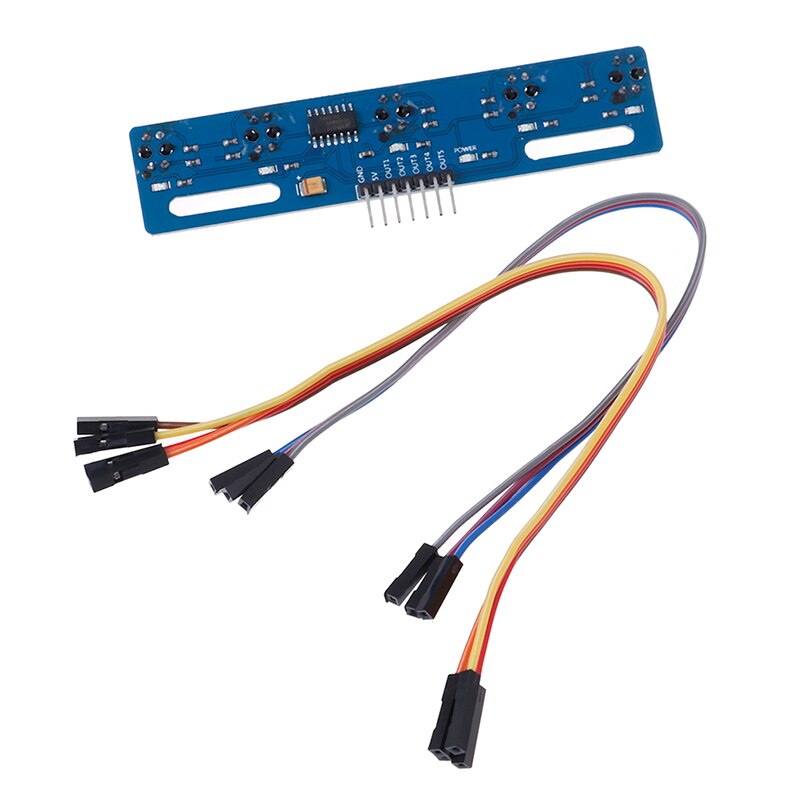 TCRT5000 Bausatz 5 Weg/straße IR Lichtschranke Barriere Linie Spur Modul
