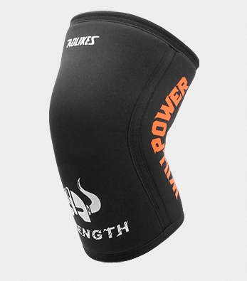 AOLIKES 1 Paar 7mm Neopreen Sport Kniebeschermers Compressie Gewichtheffen Druk Crossfit Training Kniebeschermers Ondersteuning Vrouwen Mannen: XL / Paars