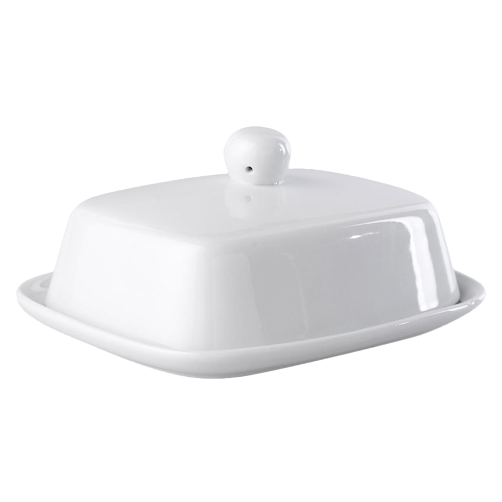 Ceramic Butter Box with Lid Butter Plate with Lid Dessert Tray for Home