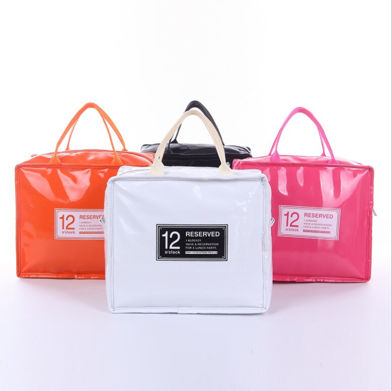 1Pcs Portable Film for Women Kids Men with Zipper High-capacity Insulation Bags Hand-held Waterproof Lunch Bag
