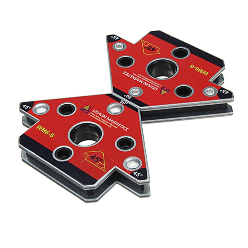 2 stuks/set pijl  wm6- s elektrische magnetische lashouder neodymium magneet lasklem klein formaat gereedschap