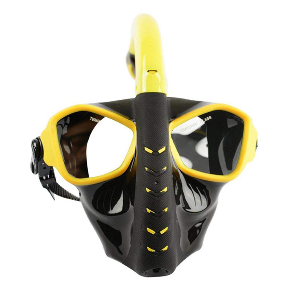 Adjustable Snorkeling Anti Leak Diving Mask Swimming Waterproof Silicone Anti-fog Full Face Equipment Dry Easy Breathing Safe