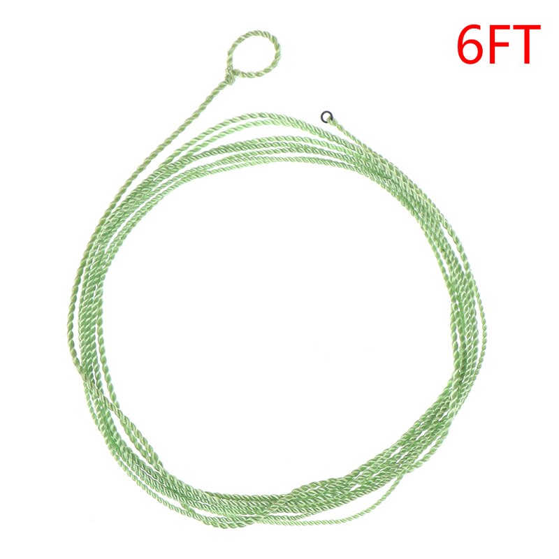 14 * 8.5 * 1cm Fishing Line Fly Fishing Leader with Tippet Ring PET Furled Leader !: 6FT