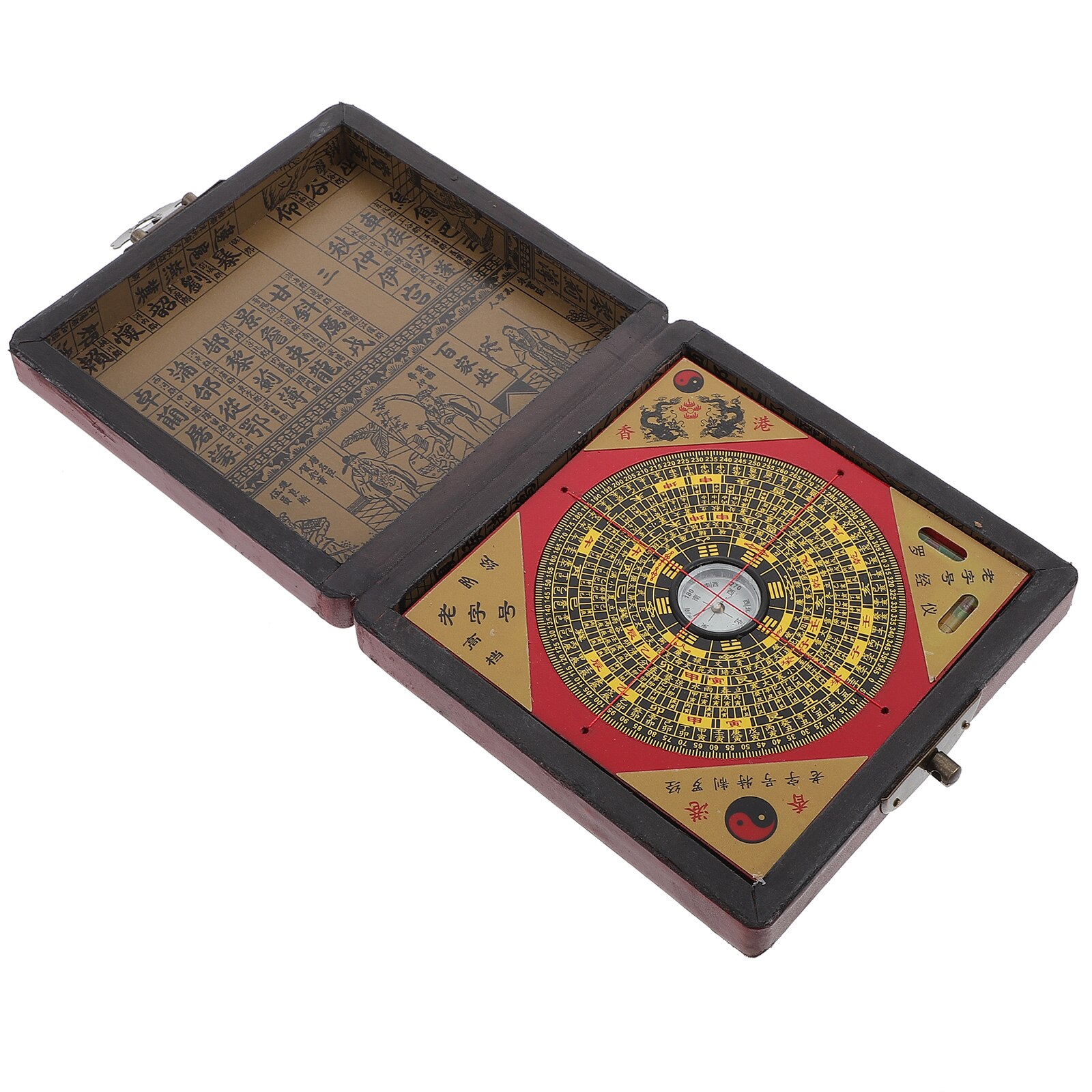 Compass Wood Geomantic Compass Luo Pan Chinese Wood Compass for Home: Default Title