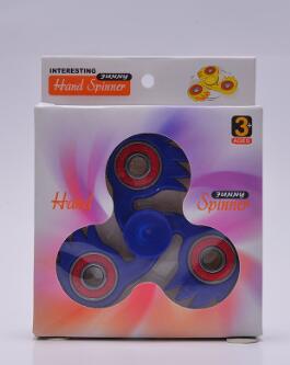 Vingertop Gyro Handspin Gyroscoop Vingers Spiraal Stress Reliever Zweepslagen Top Speelgoed Hobby Klassieke Speelgoed Tol: Blue Fingertip Gyro