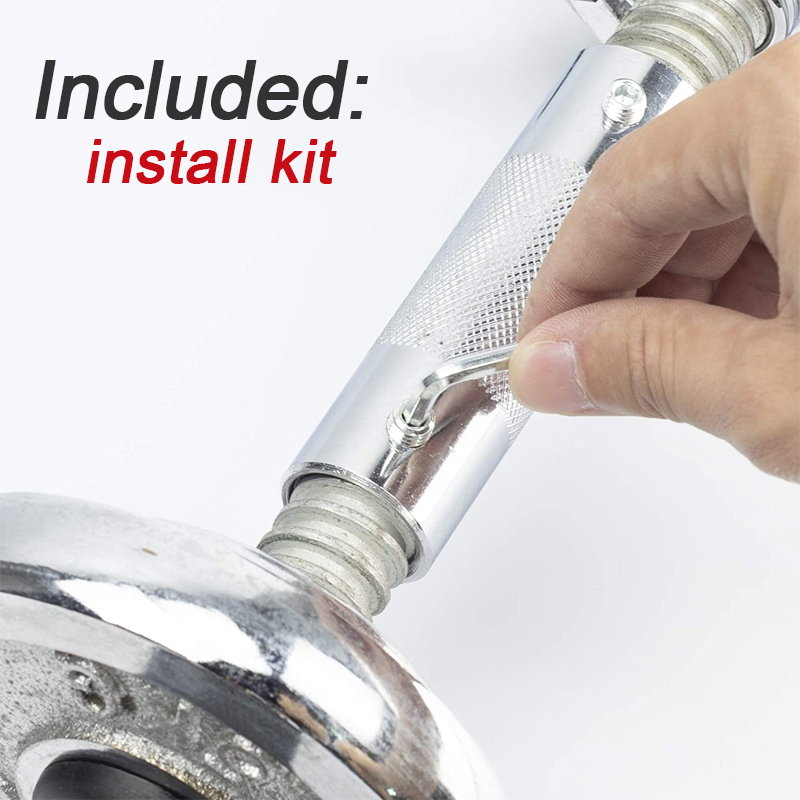 Adjustable Dumbbell Bar Connector Barbell Extension Rod For 25mm Solid Dumbbell Bar Weight Lifting Strength Training Attachments