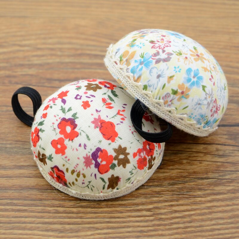 1Pc Bal Vormige Diy Craft Naald Pin Kussen Houder Naaien Kit Pincushions Polsband Pin Kussen Thuis Naaien Levert