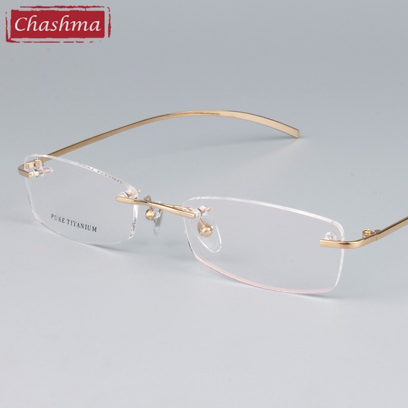 Chashma unisex briller brillestel titanium brillestel kvindelige mandlige optiske briller