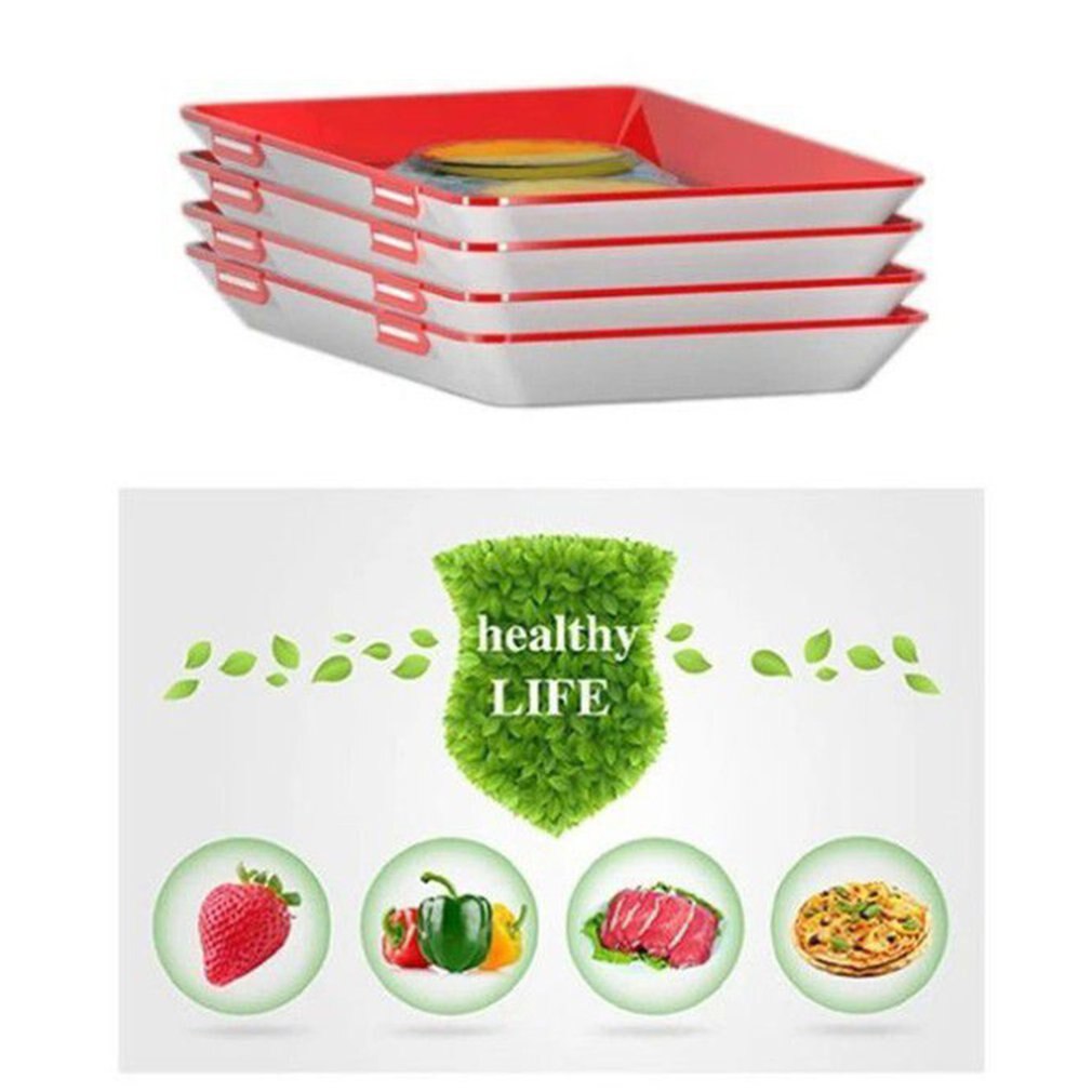 Food Preservation Tray Food Fresh Keeping Fresh Spacer Organizer Food Preservate Refrigerator Food Storage