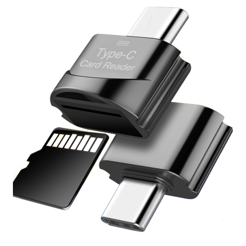 USB 2.0 typ C karta mikro TF czytnik adapter OTG interfejs zewnętrzny ekspander adapter czytnika kart pamięci USB / TF / MicroSD