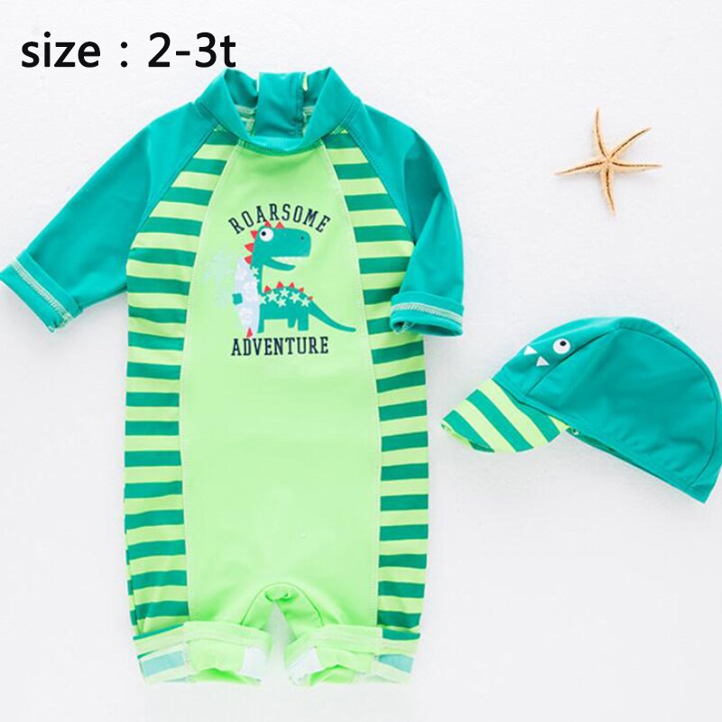 freundlicher Badeanzug Jungen Bademode Ebene dinosaurier Badeanzug Art Baby Badeanzug Schwimmen Schwimmbad Kleidung: Größe 2t