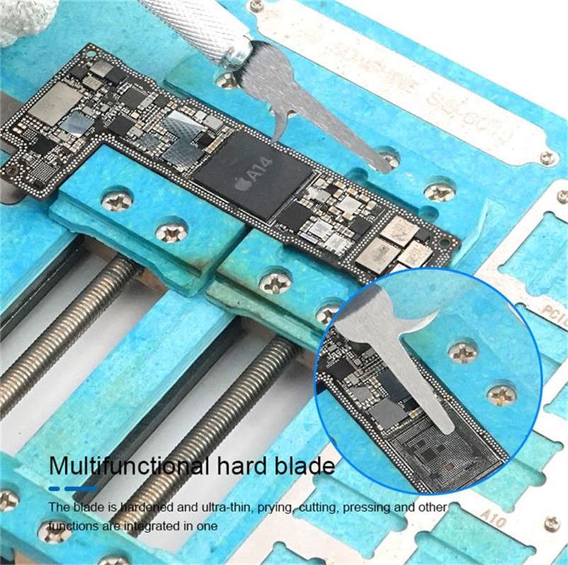 SONNENSCHEIN SS-101G Hand Poliert Mobilen Chip Reparatur Spezielle Klinge Bausatz Schnell Entfernen Kleber messer 3Stck Multifunktionale Anwendung