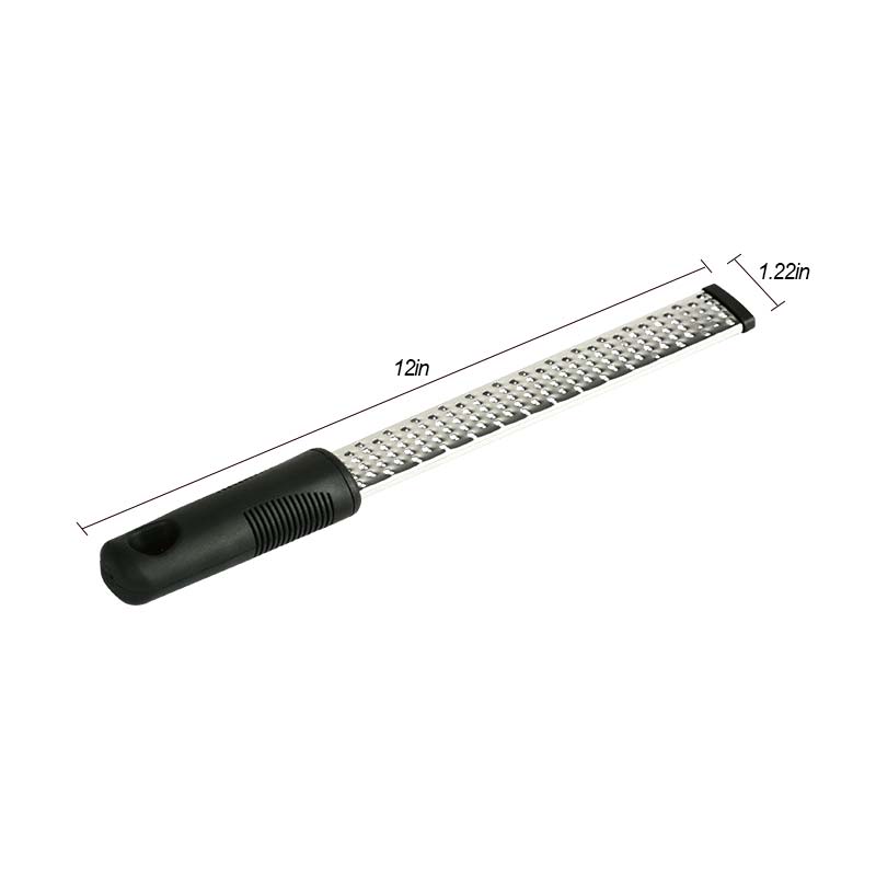 12 pulgadas rectángulo de acero inoxidable utensilios para rallar queso Chocolate limón Zester fruta pelador cocina Multi-fonction Gadgets Herramientas
