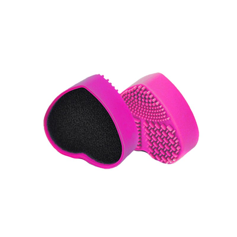 1PC Silicone Makeup Brush Cleaning Glove Sponge Makeup Washing Brush Scrubber Tool Cleaners Cleaning Brushes: C