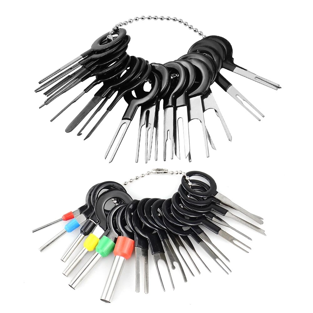 3/8/11/29/36/38/41pcs Car Plug Terminal Removal Tool Pin Needle Retractor Pick Electrical Wire Puller Hand Tools Kit