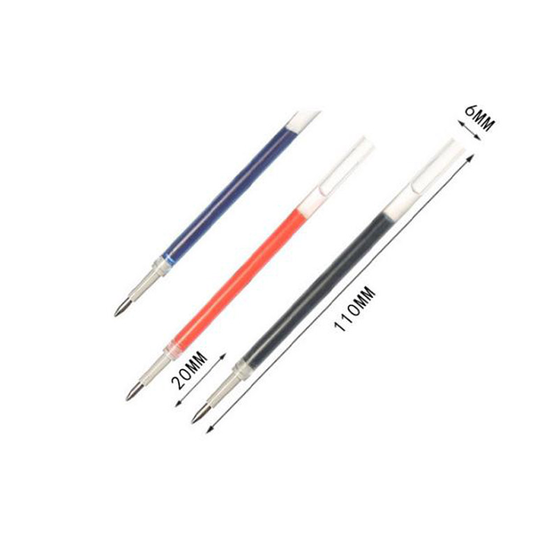 10 pz K35 Ricariche di Inchiostro ricarica a sfera 110mm 0.5mm Studente di Cancelleria Forniture per Ufficio Penna gel Ricariche