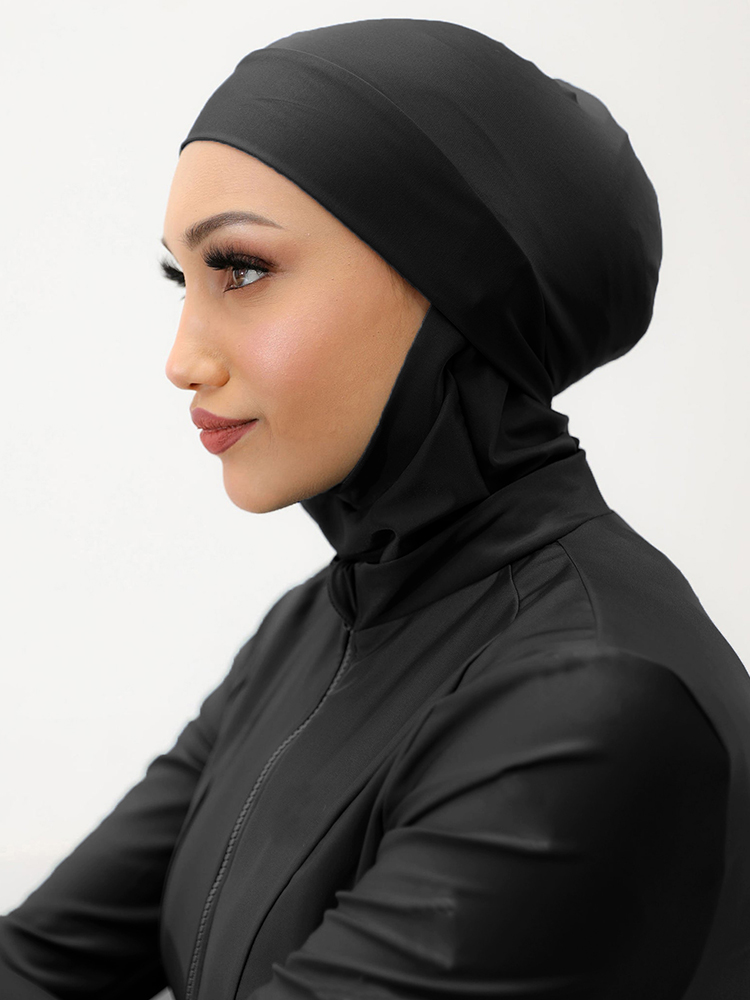 1 STKS Zwemmen Hijab Vrouwen Zomer Strand Instant Tulband Cap