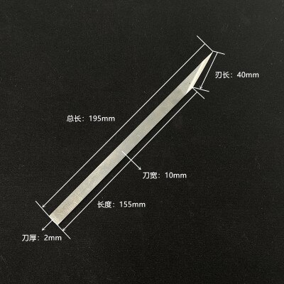 1einstellen Violine Gitarre Werkzeug Violine Messer Schnitzen Violine Cello Stahl Klinge luthier werkzeug: 10mm
