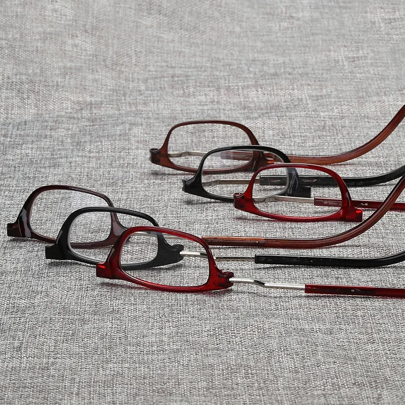Nuevas gafas de lectura ultraligeras para hombre, gafas de lectura colgantes elásticas para mujer, gafas antifatiga para presbicia, gafas Unise con dioptrías + 1,0 + 4,0