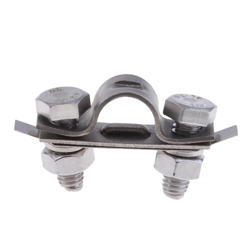 2 Pieces 304 Stainless Steel Control Throttle Cable Clamp Replacement Boat Marine Hardware