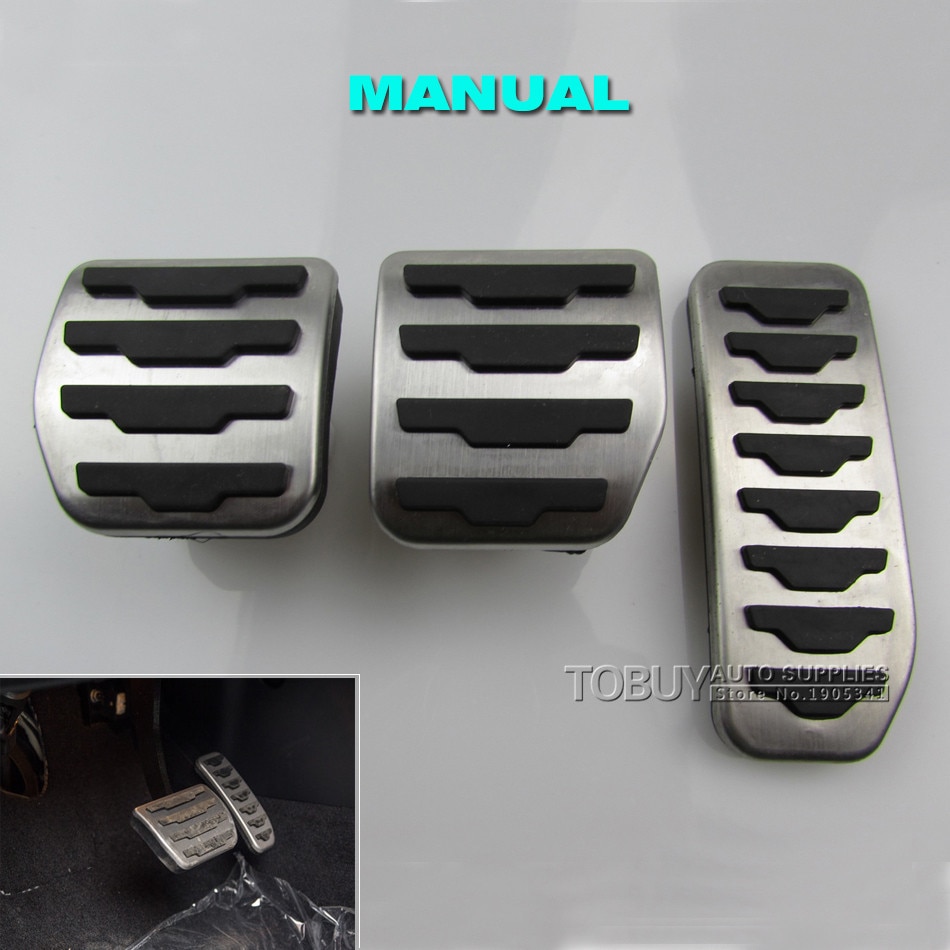 Dee autostyling rempedaal voetsteun pedalen pad voor range rover evoque/discovery sport/freelander 2 mt,  originele stijl gaspedaal