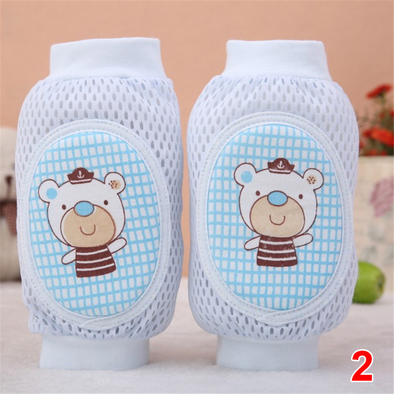 Children Knee Pads Baby Breathable Mesh Baby Crawling Knee Protective Pads Brace S7JN