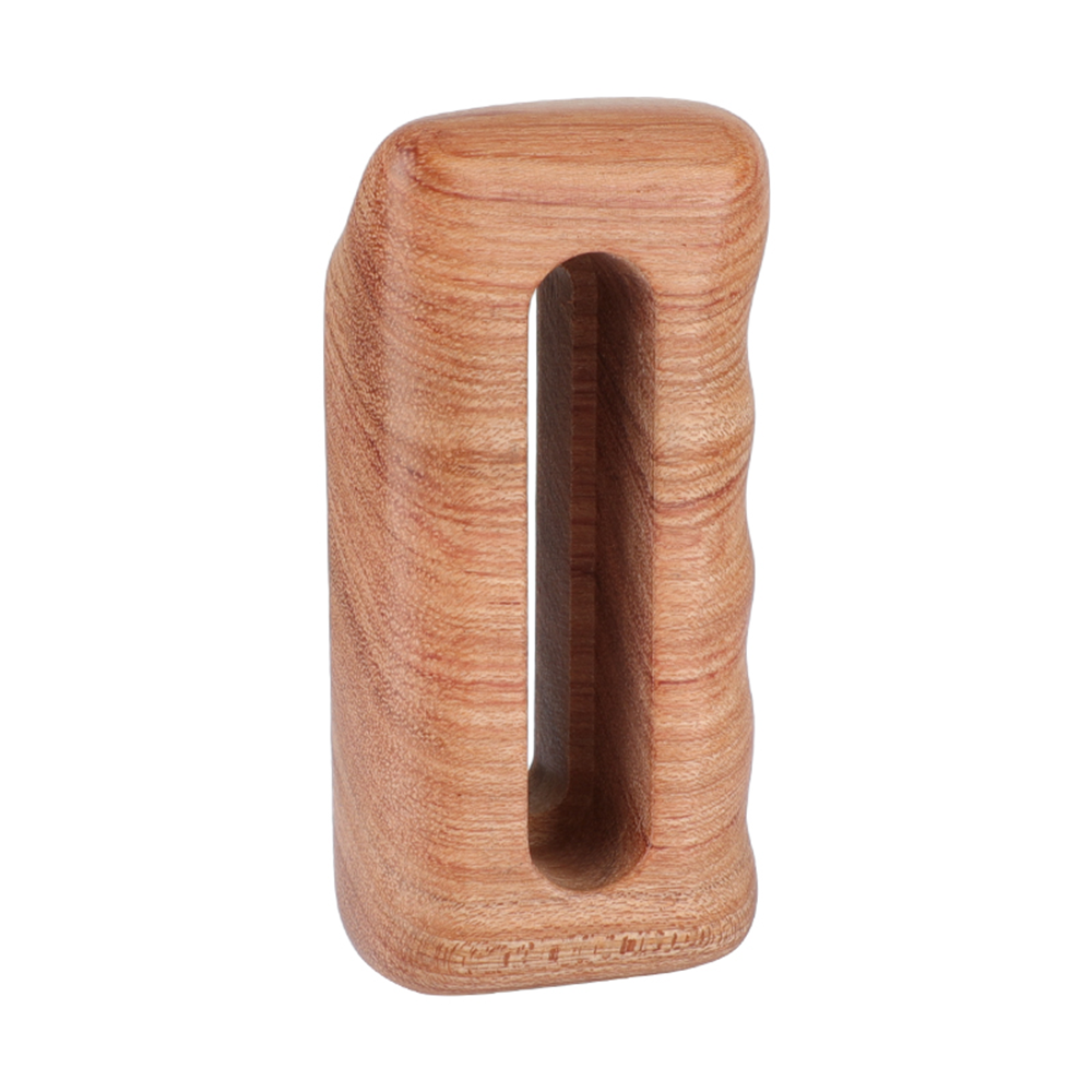 CAMVATE Wooden (Right &amp; Left) Handles With 1/4&quot;-20 Mounting Groove For DSLR Camera Cage Rig/DV Video Cage Rig Support System