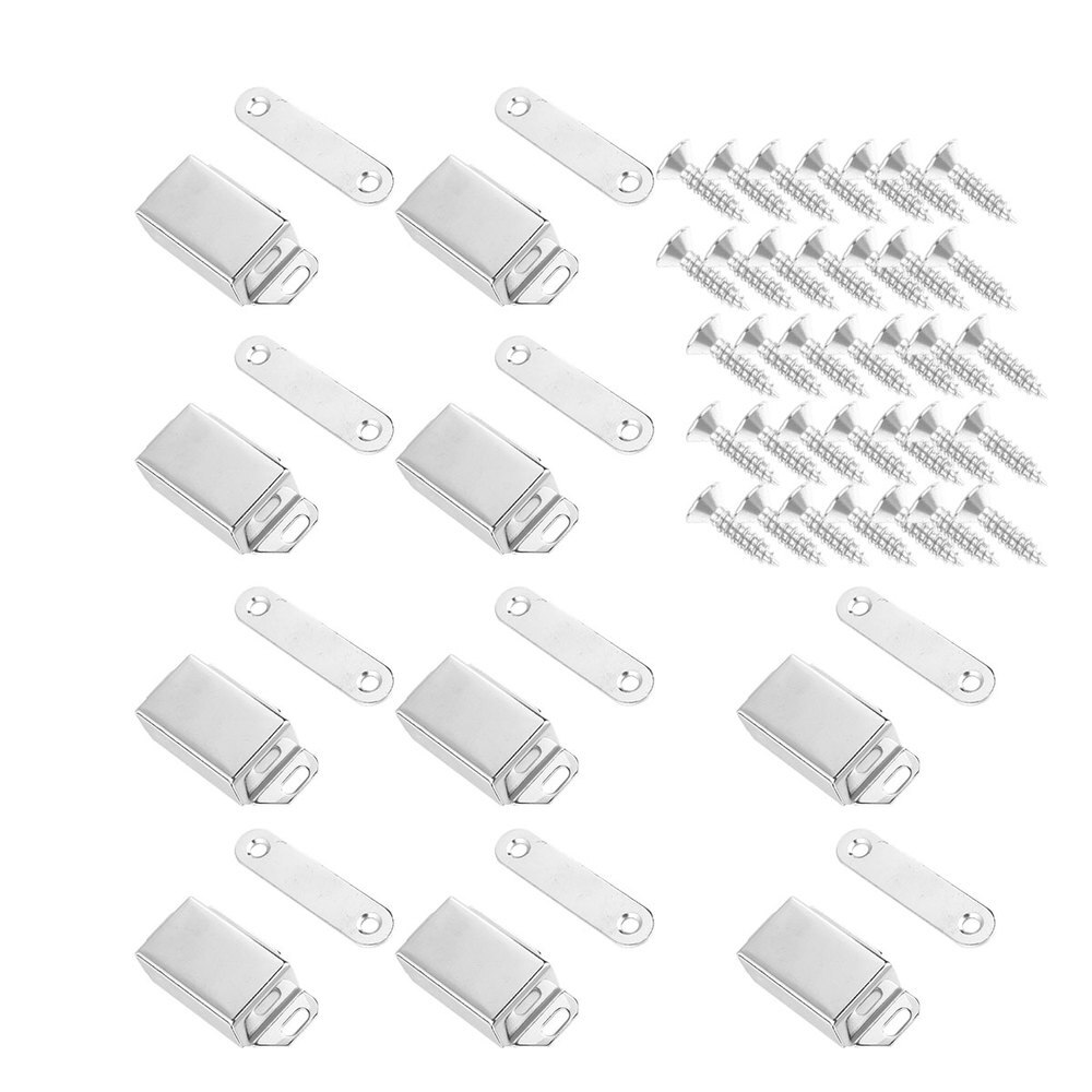 50 Pcs Door Catch Premium Hardwares Accessories Magnets Closure Catch for Kitchen Door: Default Title