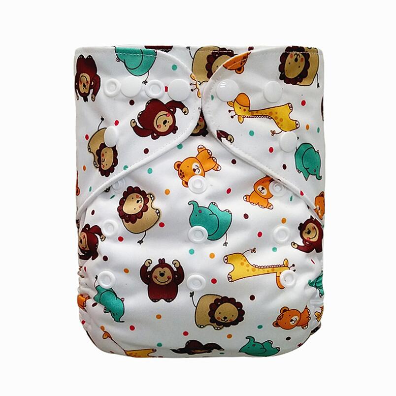 3-15KG Baby Cloth Diaper With 1pcs 4-layers Insert Washable Nappies ECO-Friendly Diaper Pocket Adjustable Reusable Cloth Diapers: K001