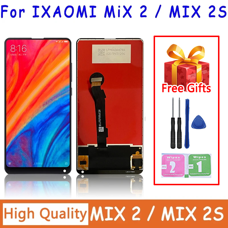 5,99 "OEM Für Xiaomi Mi mischen 2 2 s mischen2 mischen2s Touchscreen Digitizer Montage Ersatz Für Xiaomi MiMix2 2 s Mit Rahmen