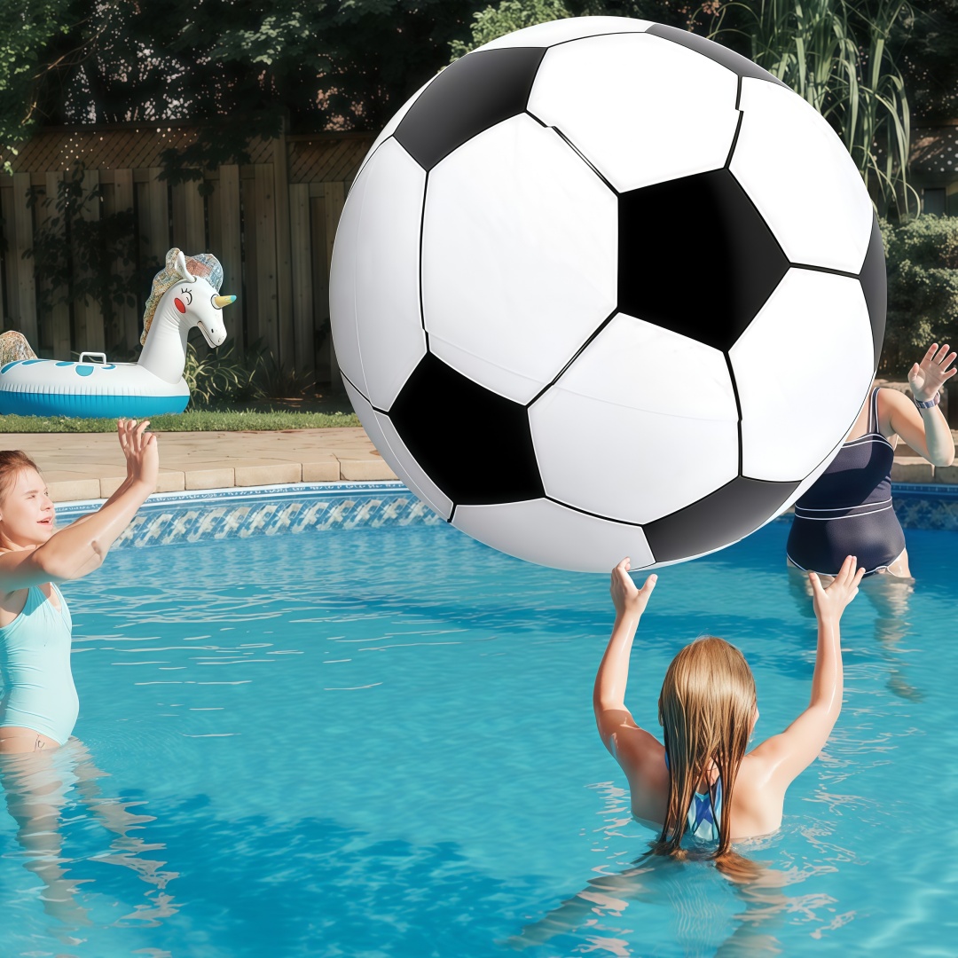 Giant PVC Lawn Ball Outdoor Games Inflatable Toys Grass Soccer Football School Fun Toys Ginat Ball Thickened PVC Beach Ball