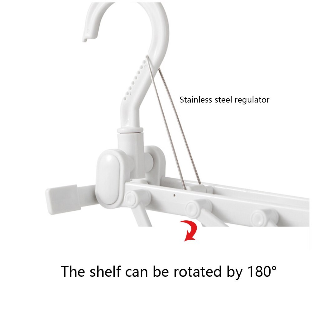 Cintre pour jupe et pantalon 6 en 1, cintre de rangement antidérapant, organisateur de placard, gain de place, supports de séchage