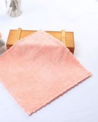 25x25cm Kinderen Zakdoek Fluwelen Kleine Handdoek Zachte Absorberende voor Vriendelijker ganden: 1