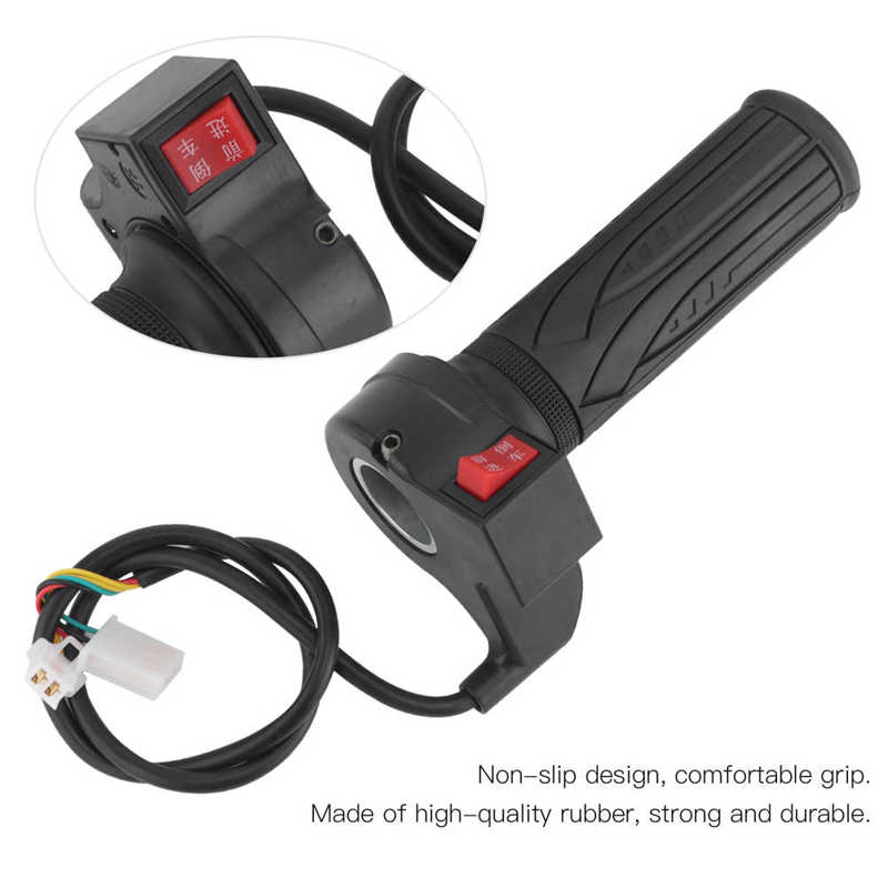 Pièces de poignée d'accélérateur pour vélos électriques, commutateur de poignée de vélo robuste pour Tricycles électriques pour Scooters