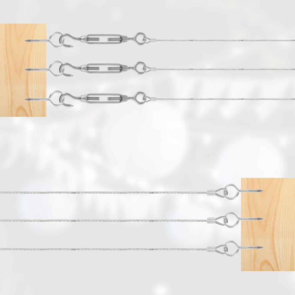 15/30M Edelstahl Kabel Seil schwer Pflicht Garten Draht Kabel PVC Garten Geländer Draht Zaun rollen Bausätze für draussen Zelt Seil