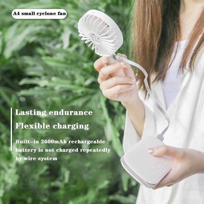Kemei Mini USB Rechargeable Fan - Portable Handheld Desktop Cooling Fan for Home & Outdoor Summer Use