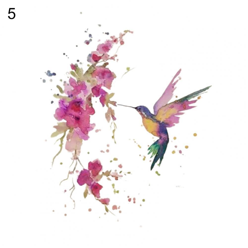 Sticker Decal Self-adhesive Toilet Decal Vibrant Color Toilet Mural: 5