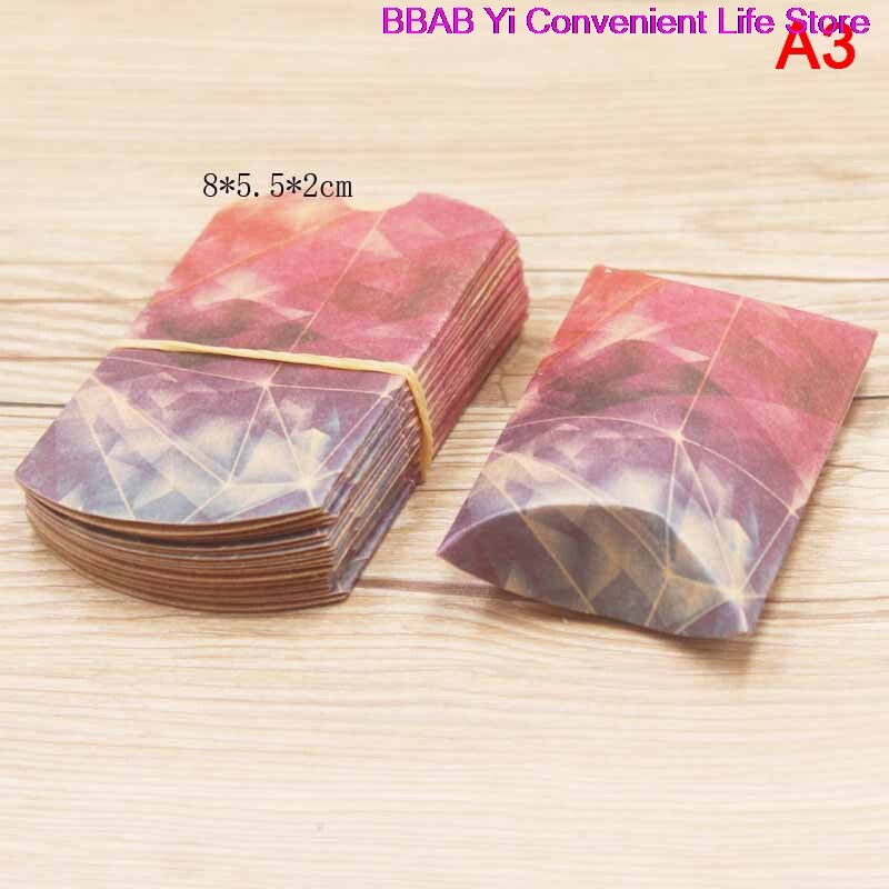 Caja de papel Kraft en forma de almohada, 10 Uds.: A3