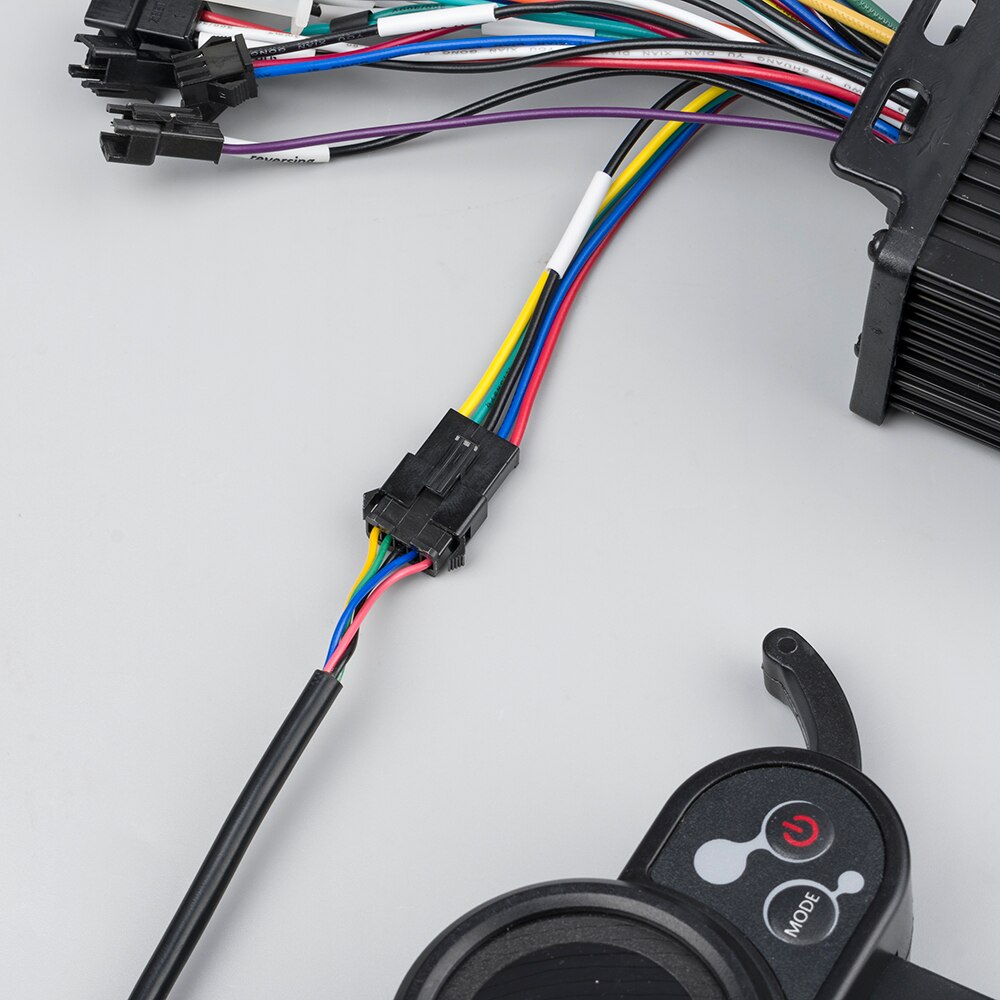 Controlador eléctrico de bicicleta de 36 V-48 V de 500 W, controlador de pantalla LCD de acelerador de dedo, controlador BLDC para Scooter eléctrico E kit de piezas de accesorios de bicicleta