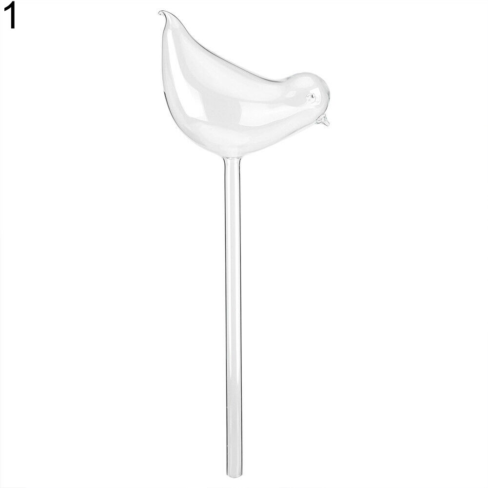 Nette Glas Schnecke Vogel Schwan Pflanzen Selbst Bewässerung Tropf Blume Wasser Zubringer Werkzeug: 1