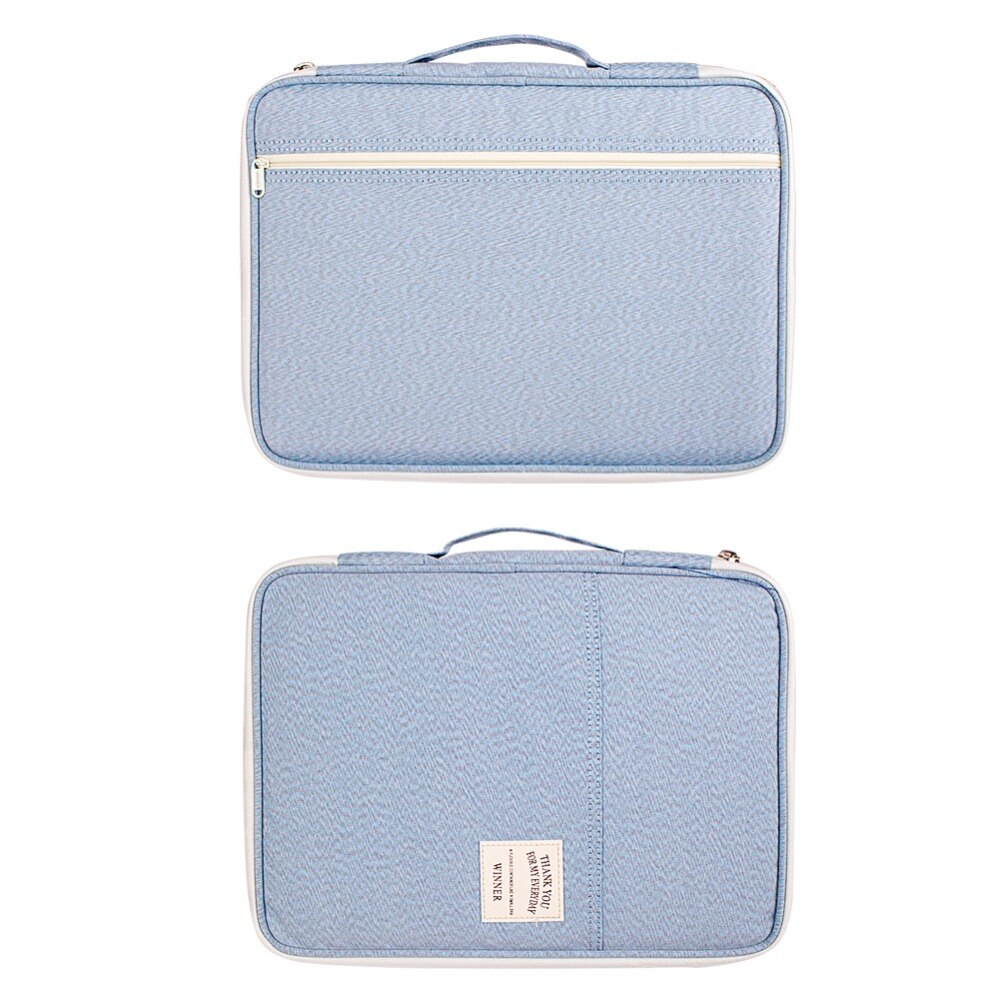 Multi-Functionele A4 Documenten Zakken Portfolio Organisatoren Waterdichte Travel Pouch Ritssluiting Case Voor Ipads, Notebooks, Pennen